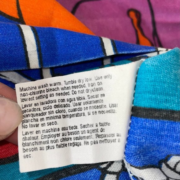 SPACE JAM Tune Squad Monstars Vintage Pillowcase TM Warner Bros 1996 original Ma - Picture 7 of 10